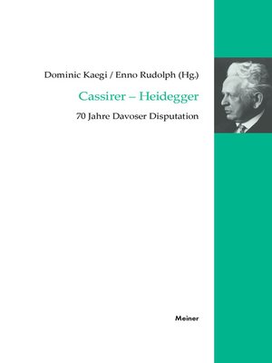 cover image of Cassirer – Heidegger